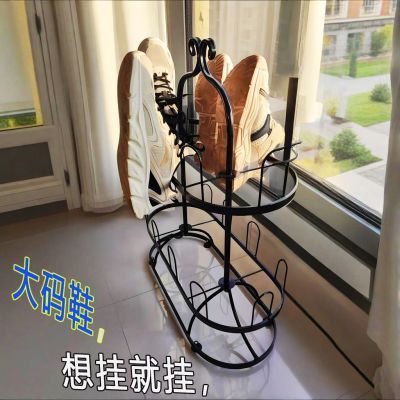 多层鞋架立式晒鞋神器铁艺室内落地式阳台简易家用晾鞋收纳鞋架子