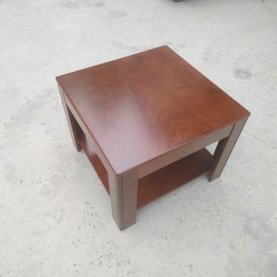 商用极简双层红色储物茶几(E2级)-适用于会议室办公空间