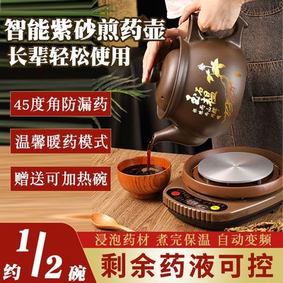1000W浓缩全自动熬中药专用锅电砂锅中药紫砂煎药壶多功能养生壶