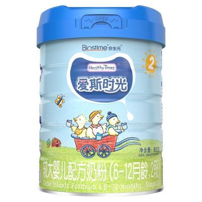 合生元爱斯时光2段有机婴儿配方奶粉800克法国进口【22年12月份产