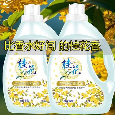 桂花香氛香水洗衣液香味持久留香洗衣洗衣液家用整箱实惠装大桶优惠商品图片