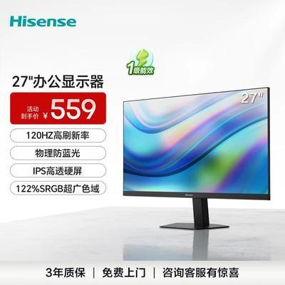 ڲ27Ӣ IPS͸Ӳ 120Hz⻤ N27԰칫ʾ524Ԫ