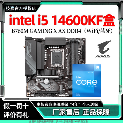Intel i5 14600KFװ B760M GAMING X AX DDR4ħӥWi-Fiװ1754.1Ԫ