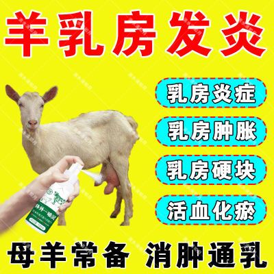 乳炎一喷灵兽用消肿奶羊猪牛肿胀硬块活血化瘀消肿消炎消炎喷剂