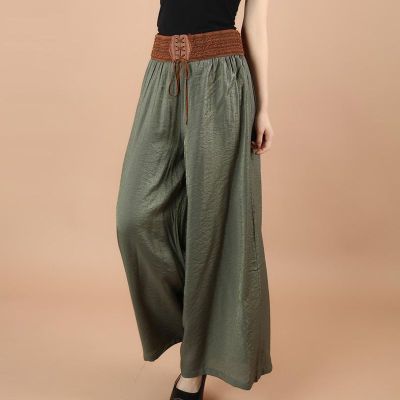 阔腿裤女宽松夏季薄款裤子女大码休闲裤女装大脚宽松妈妈裤中老年