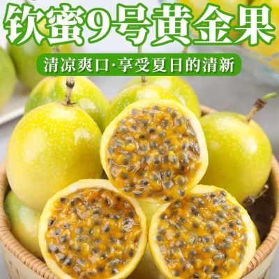 【实惠20个装】广西黄金百香果钦蜜正宗九号现摘当季新鲜水果直发