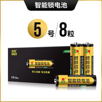 华太5号碱性智能门锁电池LR6 AA酒店指纹锁鼠标键盘电动玩具电池