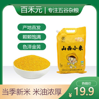 正宗山西黄小米-小孩孕妇妈妈专供米油丰厚