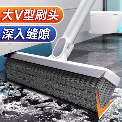 正妙地板刷长款二合一卫生间刷地厨房瓷砖家用洗地毯刷子清洁神器优惠商品图片