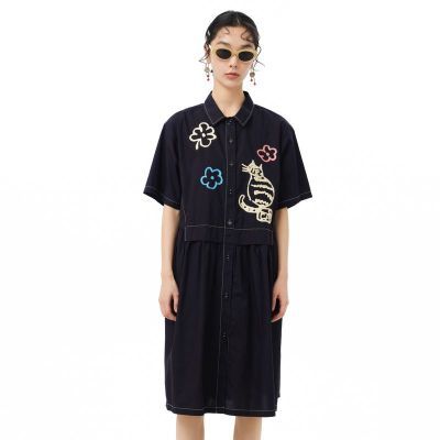 ڲMOVEUP2025ļ¿.FUNϵд޷ײɫ廨֯ȹ 418Ԫ