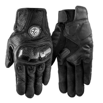 Orz摩托车手套男女骑行全指碳纤维触屏防水溅机车四季骑行手套