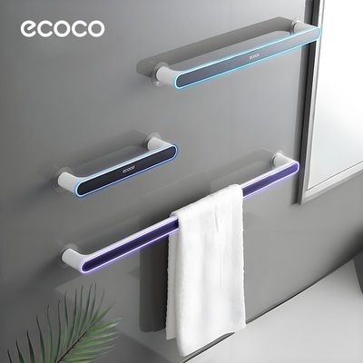 【Ecoco】毛巾架卫生间免打孔浴室家用厕所置物架宿舍壁挂毛巾挂架