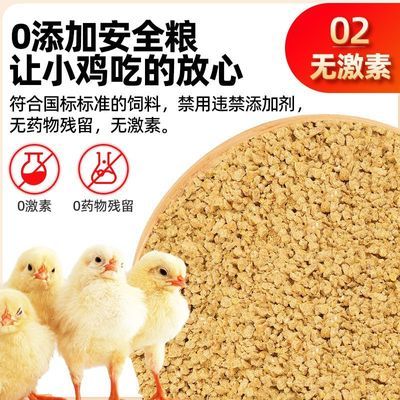 小颗粒鸡饲料开口料全价蛋白饲料促生长成年雏鸡鸭鹅食青年鸡饲料
