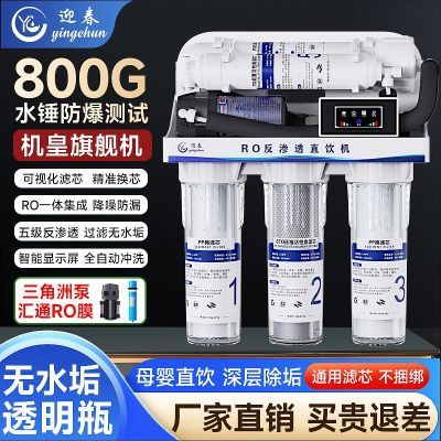 家用净水器ro反渗透出水直饮透明瓶自来水过滤器纯水机除垢净水机