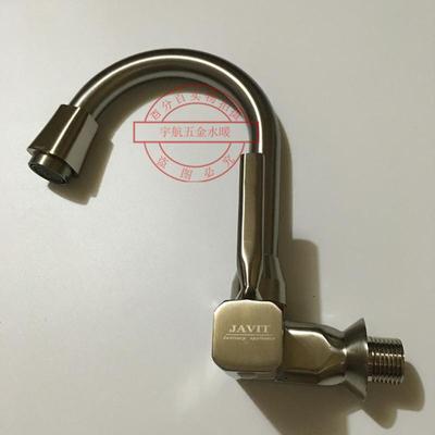 全不锈钢入墙式厨房单冷水龙头洗菜盆304不锈钢洗衣水池水槽龙头