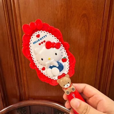 ins红色Kitty气垫卡通顺发少女气囊便捷按摩梳子(请看图二再买)