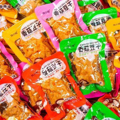 香菇豆干豆腐干香辣散装整箱五香零食麻辣小包装小吃休闲食品批发