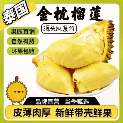 【阿姨精选】新鲜进口榴莲整箱甜糯榴莲树熟带壳新鲜水果整箱