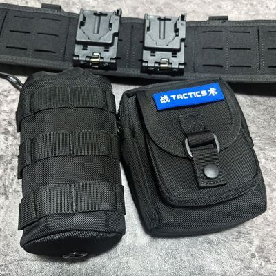 战术快拆工作包水壶套多功能文件防水八件套腰包腰带杂物户外水包