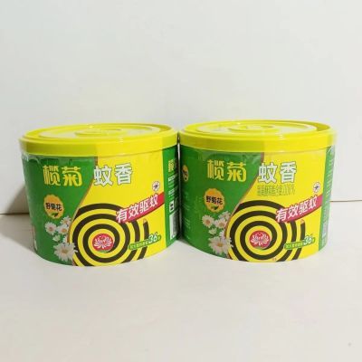 【榄菊】蚊香野菊花蚊香盒装大盘清香36圈微烟家用批发整箱盘香桶装