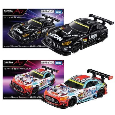 TOMY多美卡合金车模系列TPR奔驰AMG初音未来涂装赛车初音未来车模