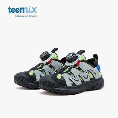 天美意童鞋男童运动鞋女2025新款春秋轻便软底男宝老爹儿童跑步鞋