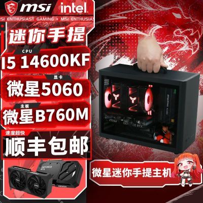 ���ڲ�����΢��I5 14600KF/RTX 5060��Я����̨ʽ����DIY��װ��������13400F3989Ԫ