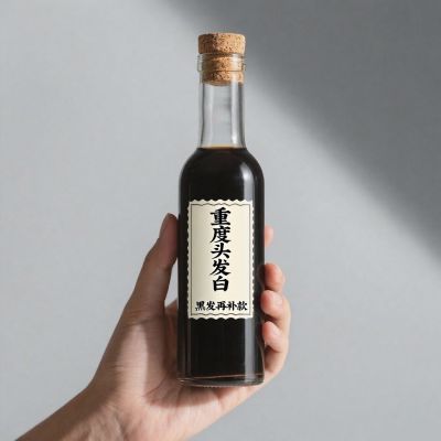 正宗【中俄黑发王】深层滋养白转黑发根转黑防脱精华液护理/按摩