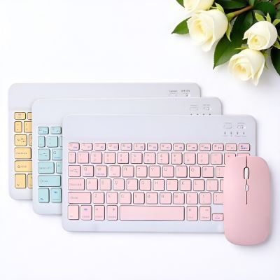 21新款无线蓝牙键盘鼠标套装外接手机平板笔记本通用超薄蓝牙键鼠