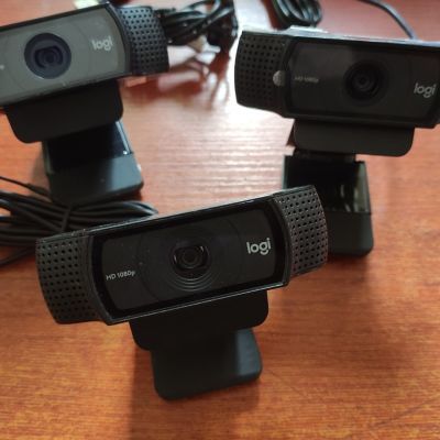 罗技直播摄像头c920/c930高清美颜台式电脑伴侣摄像机运动