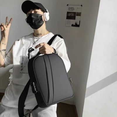 韩版潮流防盗胸包多功能学生运动大容量斜挎包骑行外出背包防泼水优惠商品图片