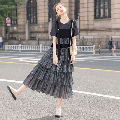 ���ڲ�����˿����2026��װ�¿�Ůװײɫƴ��Բ������г�ȹ����������ȹ 289Ԫ