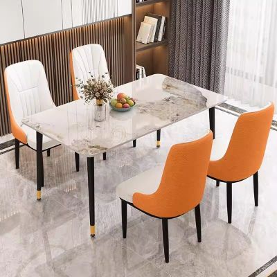 意式餐厅靠背椅现代休闲简约酒店设计师凳子轻奢餐椅家用意式餐椅