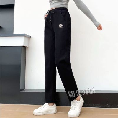 春秋新款时尚女裤【不加绒】中年个性哈伦休闲裤子摆地摊批发拿货