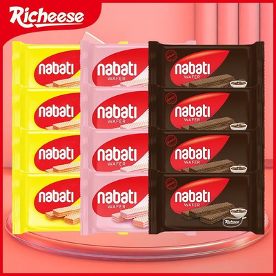 印尼进口丽芝士纳宝帝nabati威化饼干奶酪味夹心休闲零食临期批发