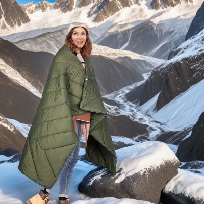 680克旅行毯 成人野营睡垫冬季露营防寒羽绒棉保暖被家用午休地毯