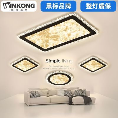 意式轻奢吸顶灯极简奢华豪华家用客厅主灯简约现代灯具全屋套餐