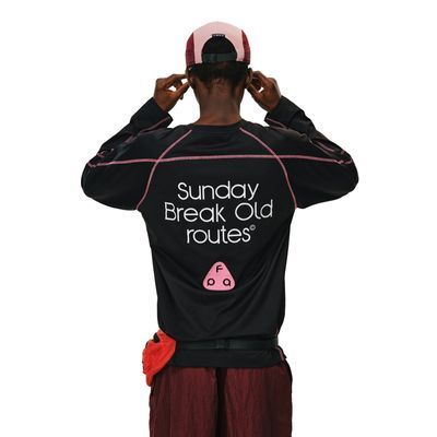 百亿补贴：FPA撞色线运动标语文字logo长袖t【15天内发货】 159元