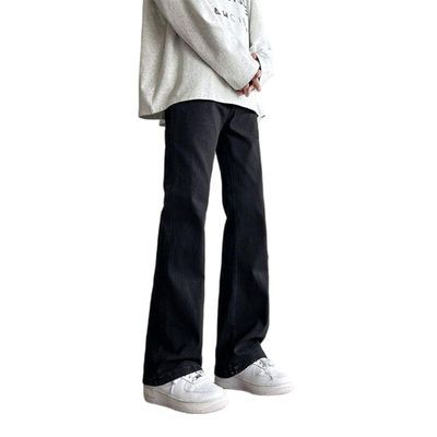 NOTTOMAD 美式弯刀微喇叭复古牛仔裤