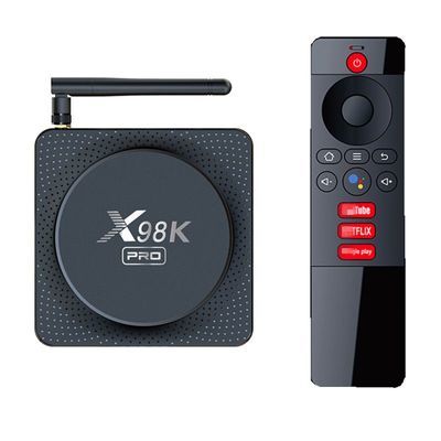 外贸X98K PRO机顶盒RK3566安卓11家用网络播放器8K高清tv box批发