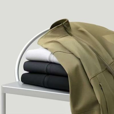 意大利春秋男士户外弹力立领简约外套百搭运动休闲透气夹克