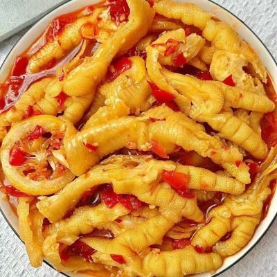 2大桶特价】无骨鸡爪酸辣脱骨罐装柠檬凤爪桶装网红休闲零食解馋