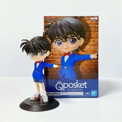 【万代】眼镜厂Qposket 名侦探柯南 工藤新一怪盗基德小兰Q版景品手办
