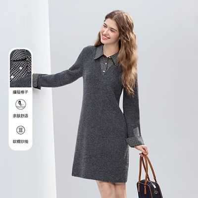 ���ڲ�������ͼbetuŮװ2025�궬���¿�����ȹײ�Ӹ��Ӽ�Լ���ݸ߼���ȹ��Ů 221Ԫ