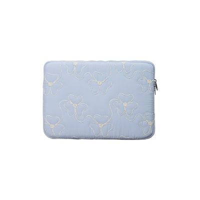 小清新ins多巴胺刺绣泡芙云朵笔记本电脑内胆包适用Macbook13/14