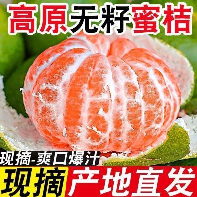 【甜度堪比耙耙柑】四川纯甜无酸柑橘当季新鲜孕妇水果无籽薄皮
