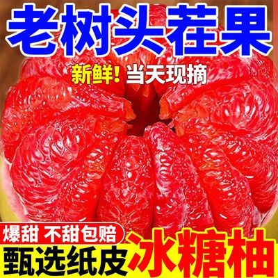 【超便宜】正宗红心蜜柚薄皮红肉厚新鲜现货鲜水果整箱孕妇柚子