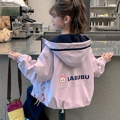 女童加绒加厚棉衣2025新款洋气拉布布女孩加厚秋冬棉衣外套