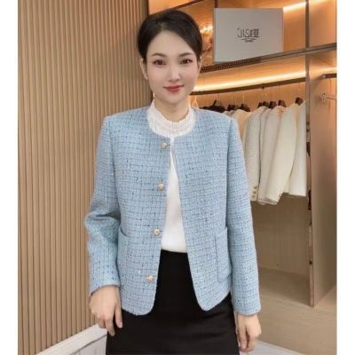 妈妈高档百搭外套新款小个子时尚上衣气质女士春秋短款名媛香风