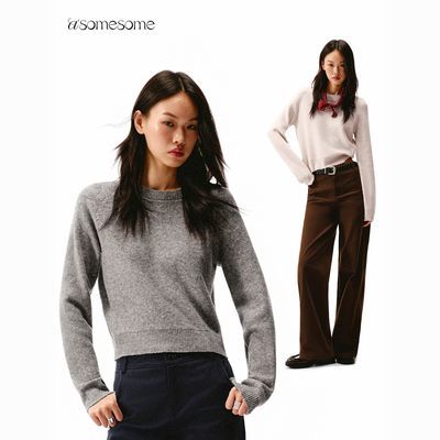 ���ڲ�����asomesome����ë��練�ӷ�Բ��ë��Ů��߼�������ë����֯���� 236Ԫ